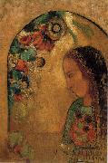 Lady of the Flowers. Odilon Redon